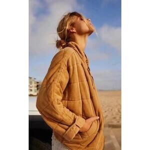 Free People | NWOT Dolman Quilted Knit Oversized Jacket Size XL BZ